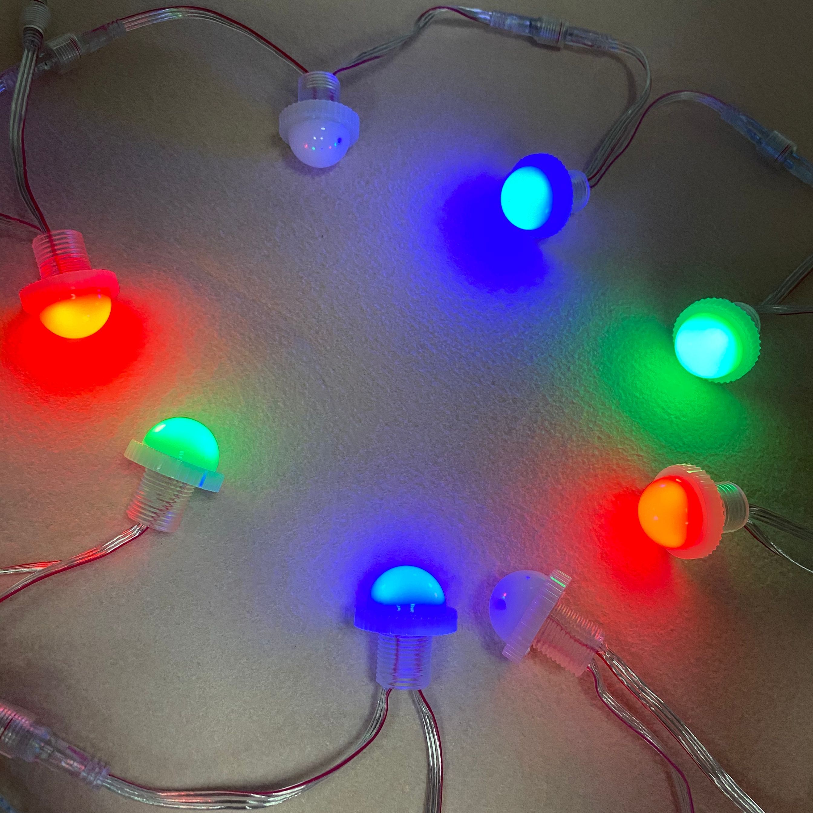 30Mm Diameter; DC12V;UCS1903 Adresseerbare Rgb Full Color Led Smart Module; 0.72W(3 Stuks Van 5050 Smd Led);IP68