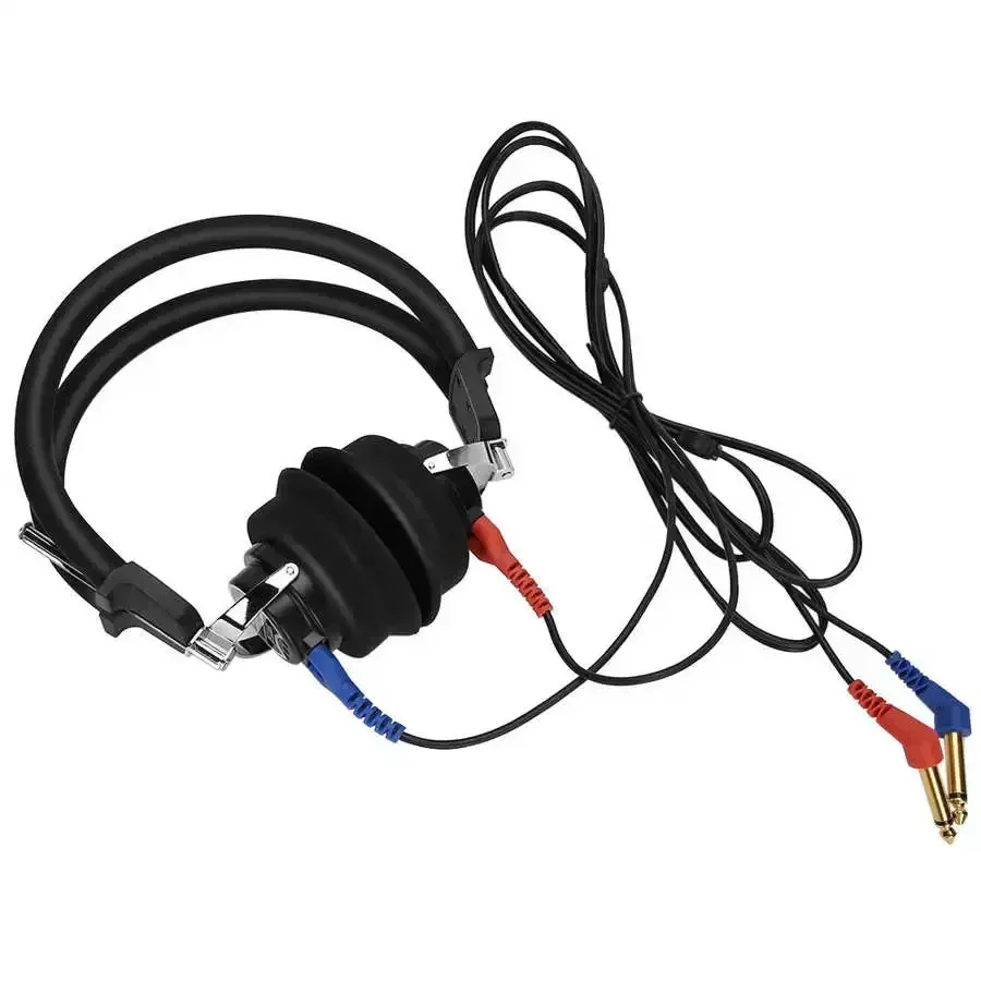Professionelle luftleitungskopfhörer, hörtest-ohrhörer, tragbarer tdh- 39 dd45- audiometer-kopfhörer, kopfhörer für hochempfindliche ohren