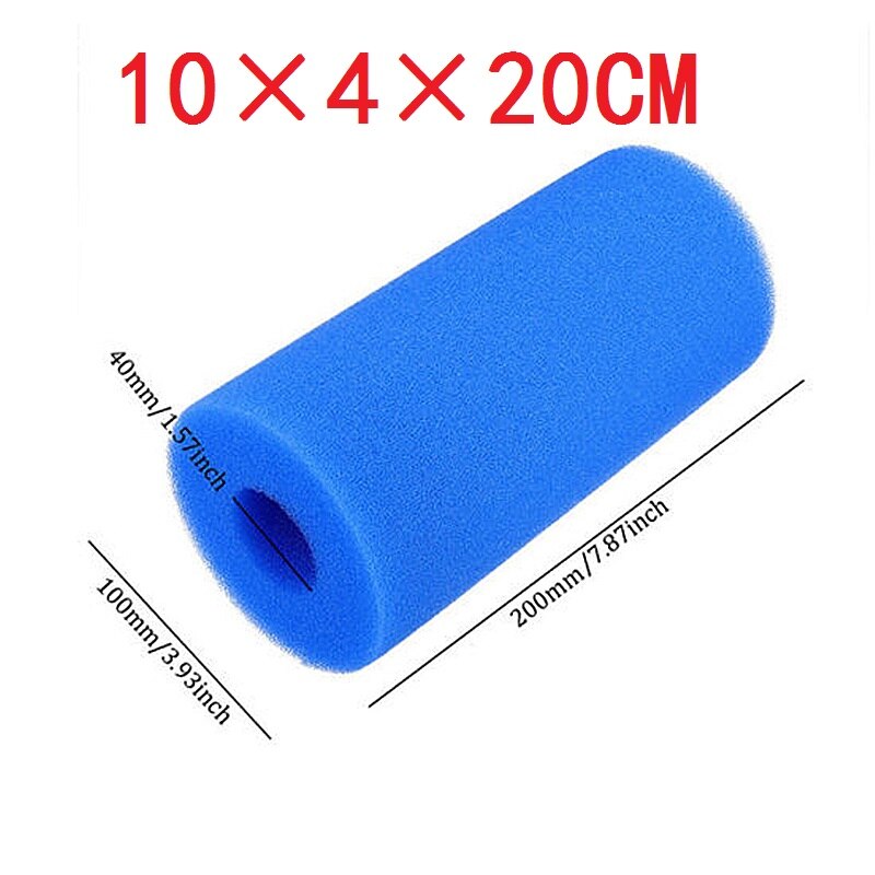 Duurzaam Herbruikbare Zwembad Spons Filter Schuimen Spons Fijne Aquarium Fish Tank Filter Foam Bubble Kolom Zwemmen Accessoires: 01