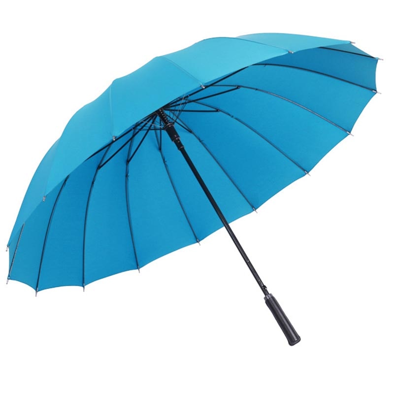 Parapluie demi-automatique pour 1 à 2 personnes, 16K, de luxe, coupe-vent, droit