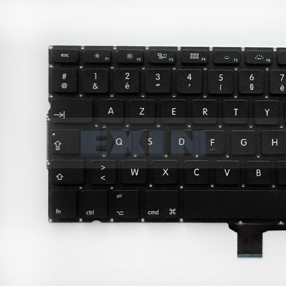 OEM voor Macbook Pro 13 "A1278 FR Frans Keyboard Franse AZERTY Layout + Backlight Backlit + Schroeven Jaar