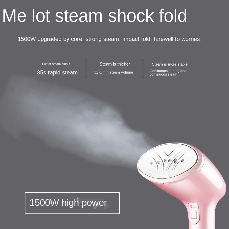 Air-Jet Steam Iron Water Steam Hanging Ironing Machine Household Ironing Moistening Soup Clothes Electric Iron Soothing Shake