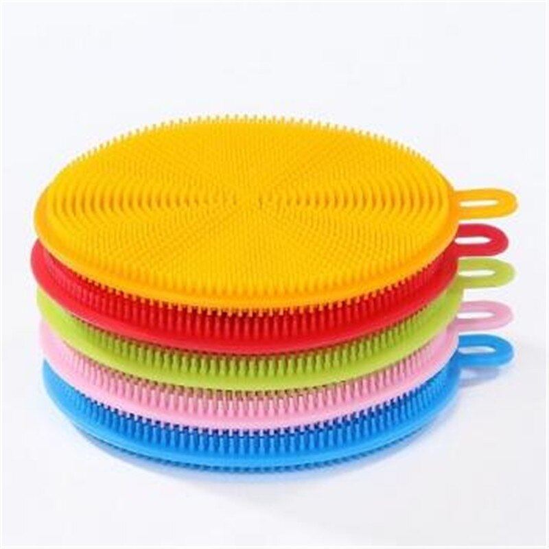 Multifunctionele magische siliconen afwasborstels, reinigingsborstels, schuursponsjes, afwasborstels, gereedschap, keukenaccessoires