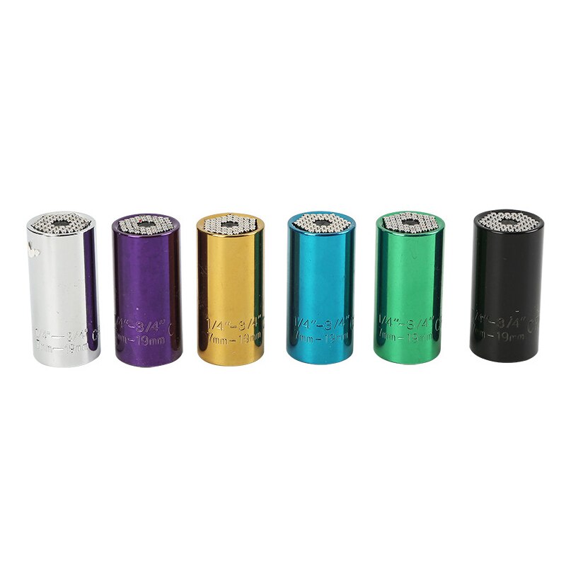 1PC 7-19mm clé magique poignée Multi fonction universel cliquet prise puissance perceuse adaptateur voiture outils à main Kit de réparation