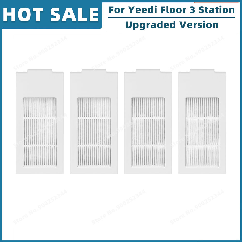 Compatible For Yeedi Floor 3 Station Robot Vacuum Cleaner Spare Parts Accessories Main Side Brush Mop Rag Cloth: Dark Grey