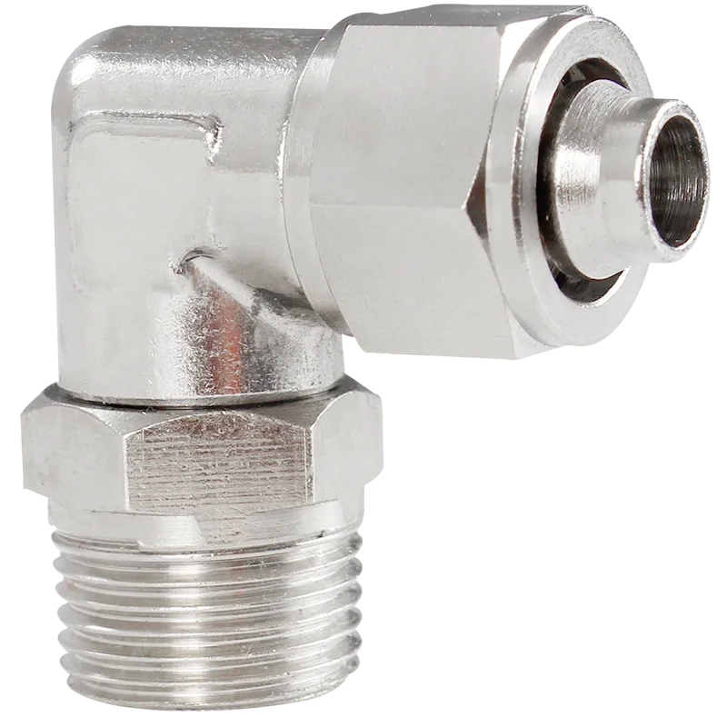 Quick Twist-connector De verkoperde pneumatische elleboogconnector PL luchtslang snelle montage