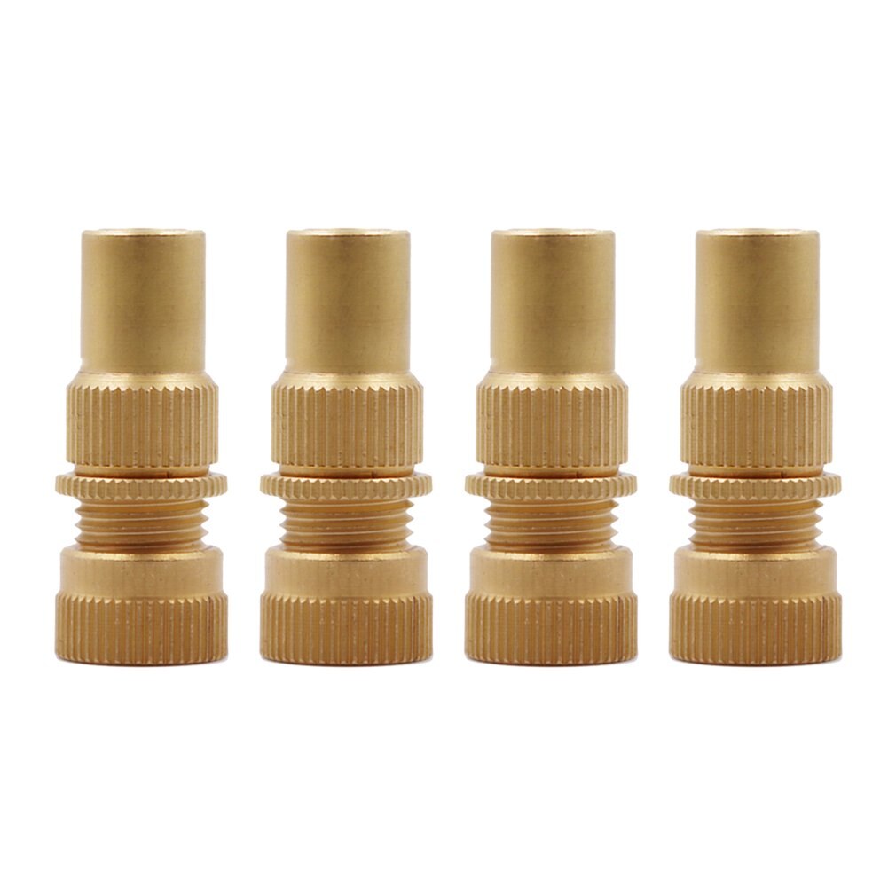 4Pcs 4WD Outlet Universal Off-road Automatic Tire Brass Deflator Valve Adapter 6-30 PSI Adjustable bleeder Set