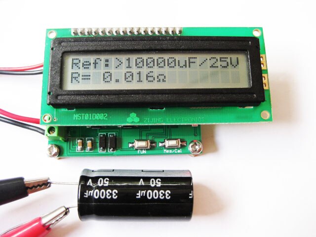 Testeur de résistance interne de batterie + + + ESR, testeur de Milliohm, détecteur de ligne de condensateur ESR