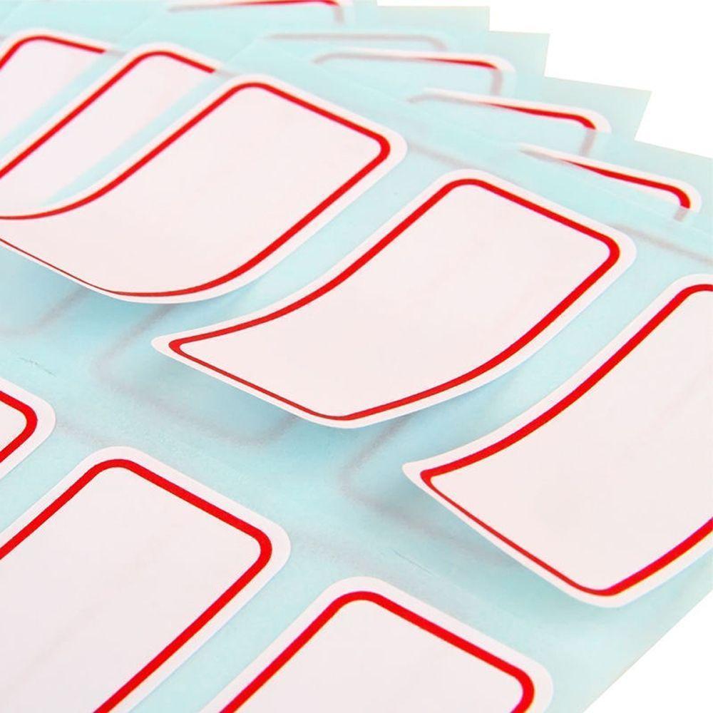 Sticky Name Stickers White Writable Self Adhesive Price Stickers Name Number Tags Label Blan