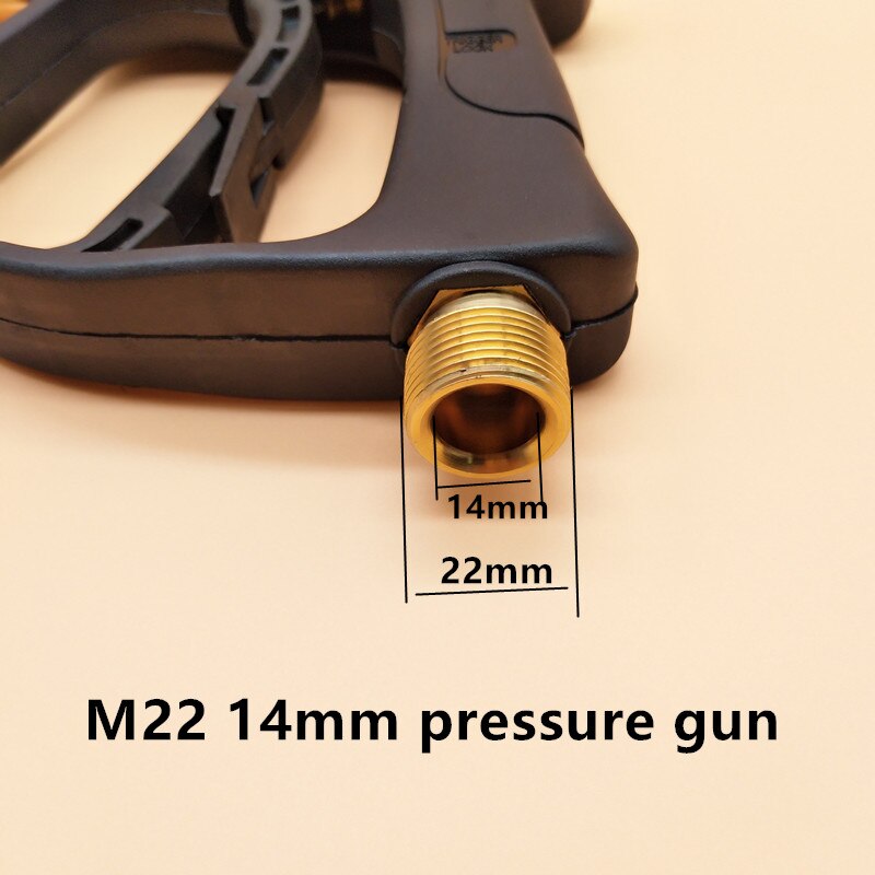 HNYRI 1/4&quot; Quick Release Pressure Washer Clearner Kit Snow Foam Lance Soap Nozzle M22 Pipe Diy Washing Tools Spray 5M Water Hose