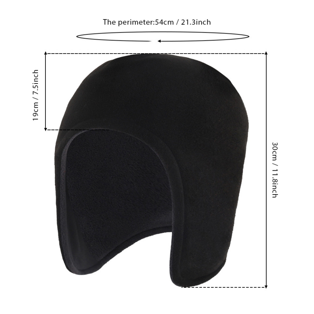 Outdoor Adult Winter Fleece Hat Ear Protection Solid Keep Warm Soft Bonnet Hats Windproof Cycling Earflaps Beanie Cap Snow Hat