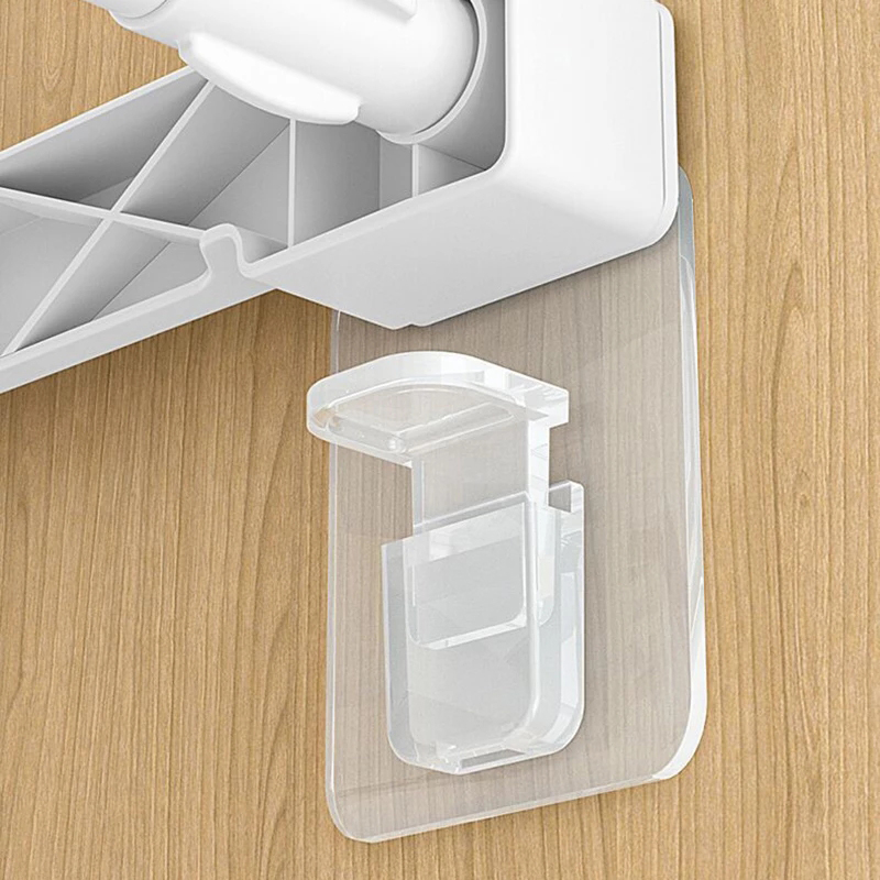 Ganchos de soporte adhesivos para estante, ganchos de pared sin clavos, para armario, 4/12 piezas
