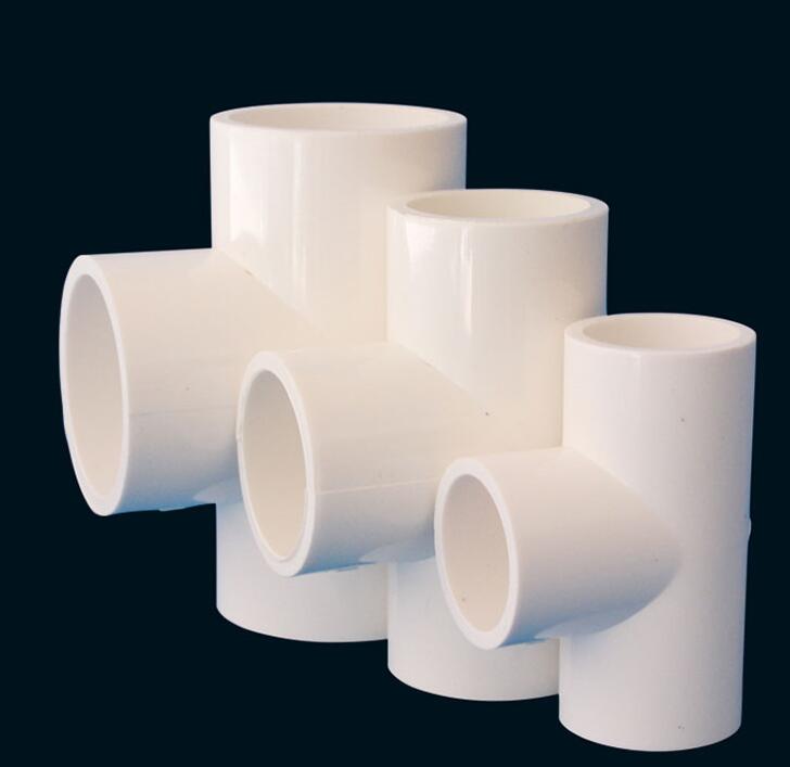 20/25/32/40/50/63/75/90/110/160mm pvc putken tasainen tee-liitin puutarhakastelu 3- suuntaiset liitokset t-tyypin putki vesiputken liitin