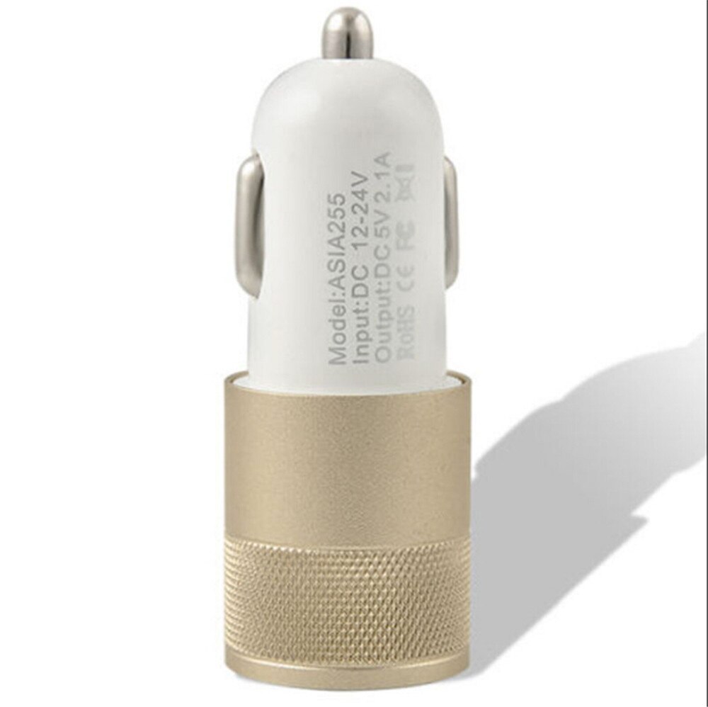 Dual Usb Sigarettenaansteker Autolader Dubbele Twin 2 Poort 12V 3.1 Amp 3 Kleuren Mobiele Telefoon Laders nuttig