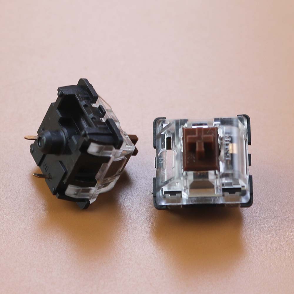 Outemu Schakelaar Voor Keyboard 3pin Lineaire Tactiele Clicky Stille Schakelaars Voor Mechanische Toetsenborden Grijs Zwart Rood Blauw Gaming Switch: Blauw