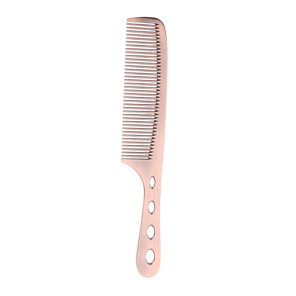 Lightweight Space Aluminum Antistatic Haircutting Styling Hairdressing Barber Comb, 8.5 inches