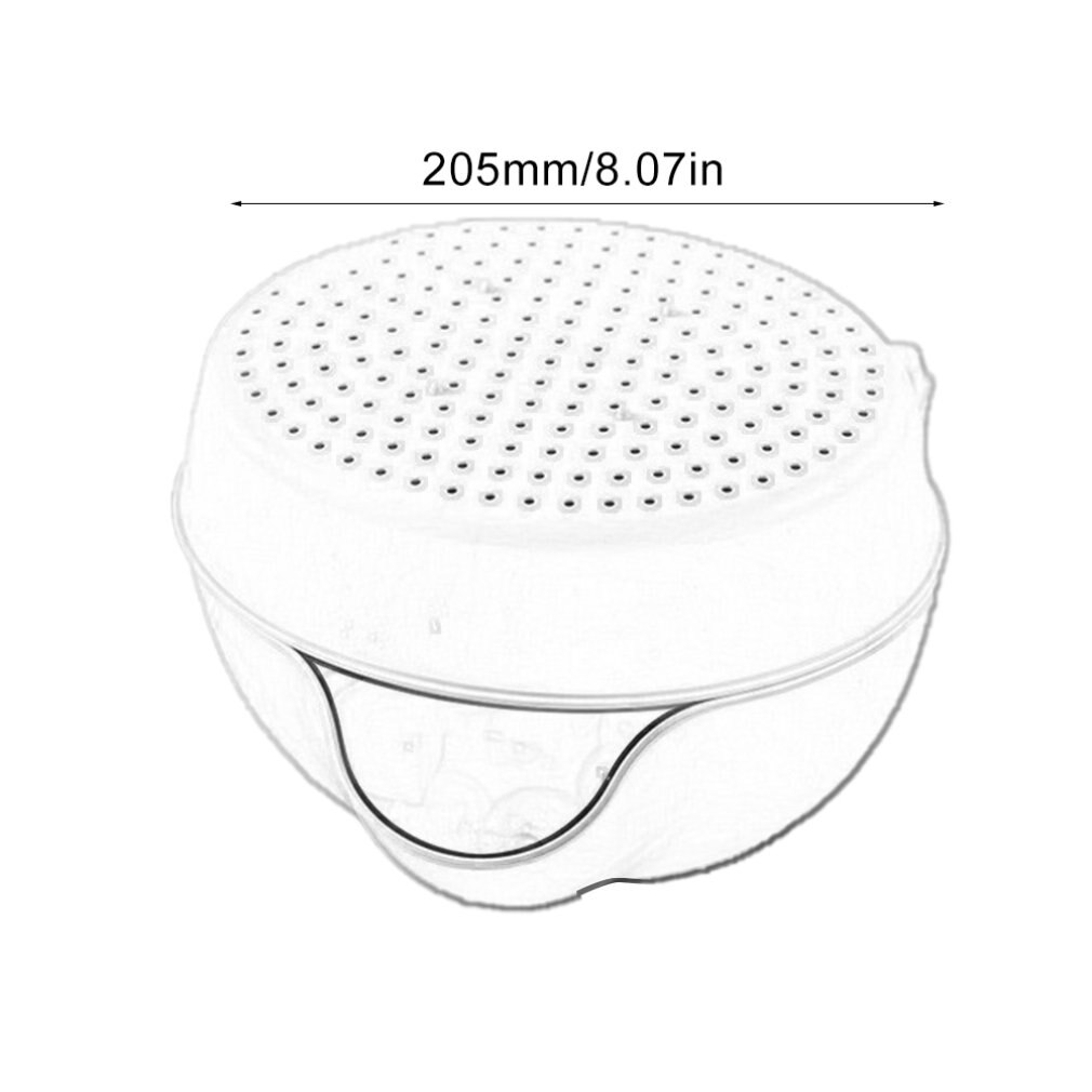 Double fruit tray drain basket PP Double-layer Home use Lazy candy tray box Kitchen Living room Nibbling