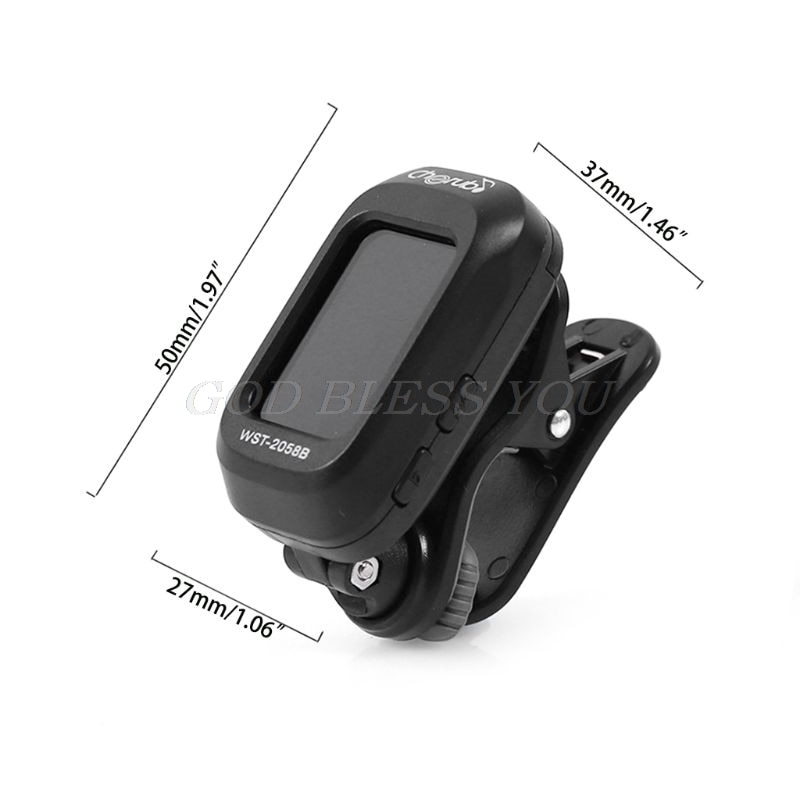 Folk Acoustic Guitar Tuner Violin Ukulele Bass Electronic Tuning Tuner Stringed Musical Instrument Accessories Guitar Bass Tuner