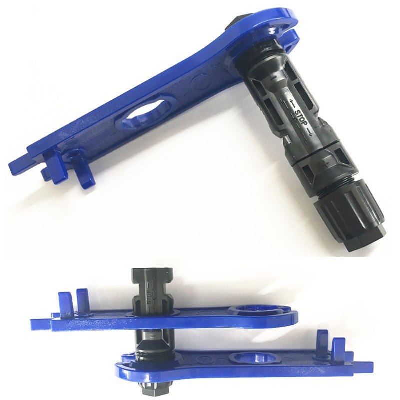 1 Paar Solar Montage Demontage Unlock/Aanscherping/Vergrendeling Spanner Tool Connector Kabel Voor Zonnepaneel
