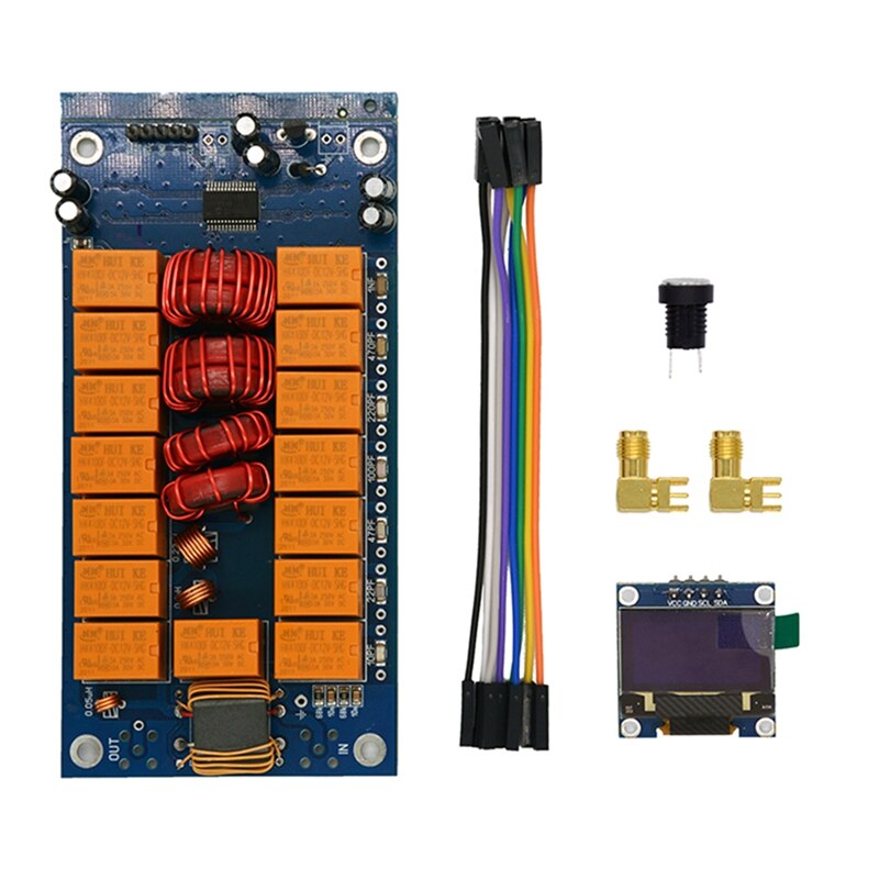ATU-100 DIY Kits 1.8-50Mhz ATU-100Mini Automatic Antenna Tuner By N7DDC 0.96Oled, Firmware Programmed/ SMD