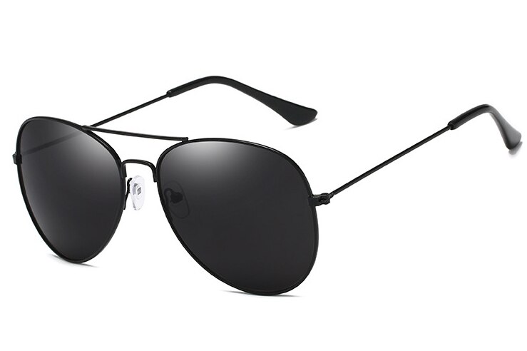 neue Pilot Spiegel Sonnenbrille Frauen/Männer Luxus Sonnenbrille Frauen Vintage Outdoor Driving Oculos De Sol UV400: C1 Black Black