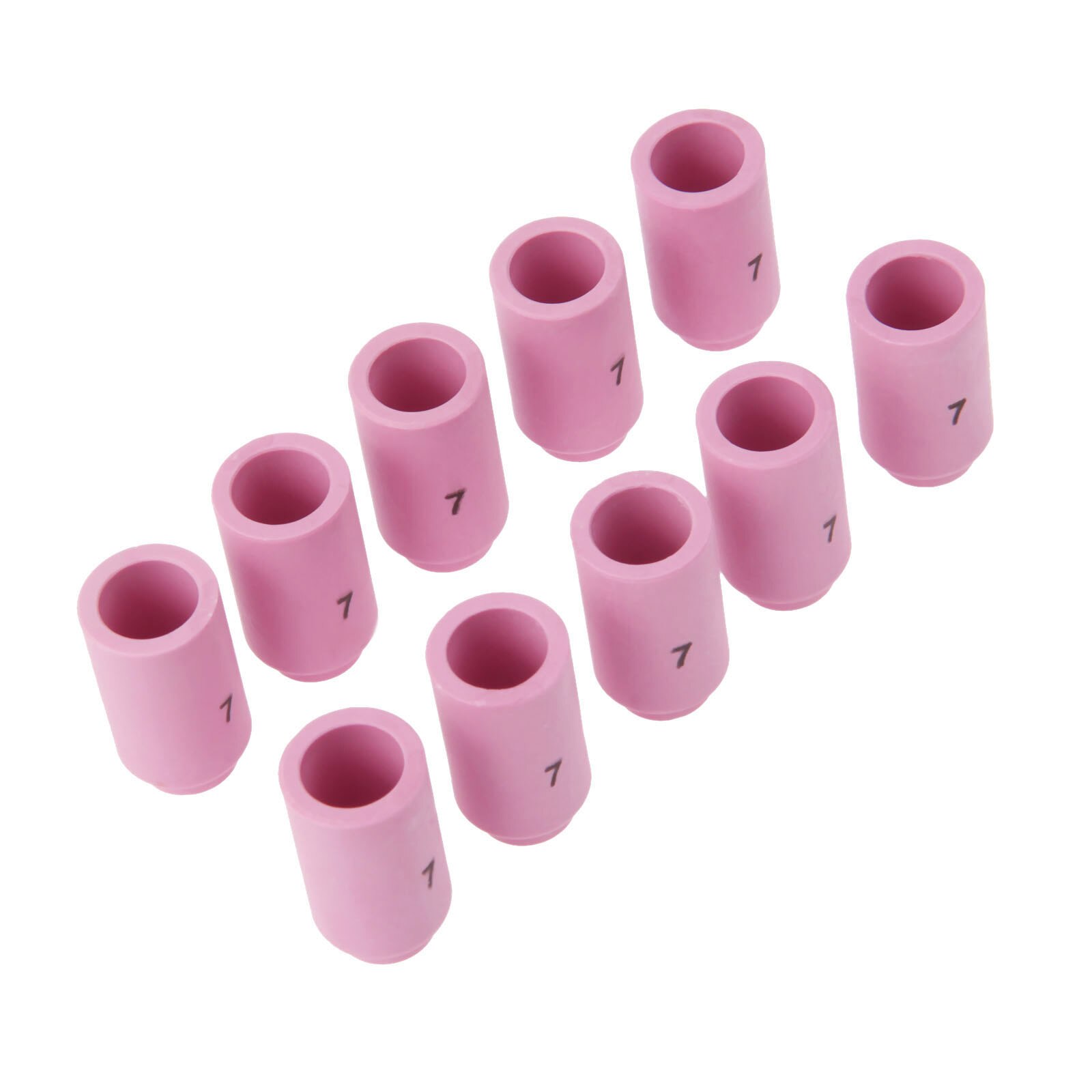 DRELD 10PCS TIG Alumina Ceramic Shield Cup 13N11 7# Fit TIG Welding Torch Consumables SR PTA DB WP 9 20 25 Gas Lens Nozzle Cup