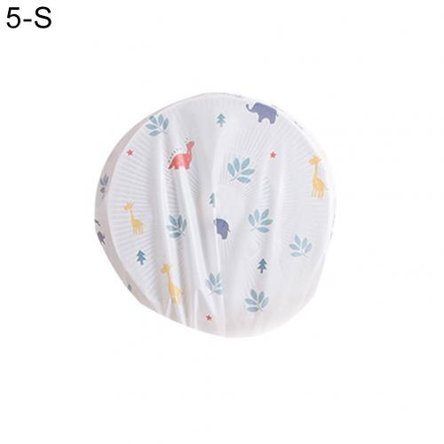 Standing Electric Fan Cover Waterproof Dustproof Flower Printed Mesh Shield Storage Bag: 5 S