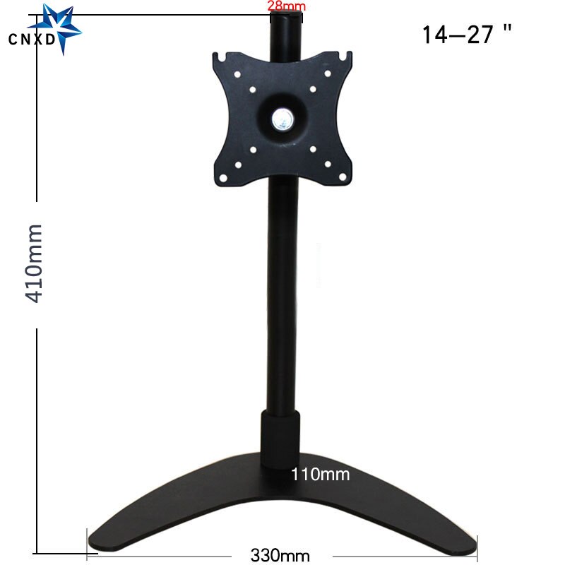 Universal- Monitor Tisch Stand LCD Boden Schreibtisch Monitor Halterung Ständer mit Einstellbare Neigung Schwenker Drehung halten Bildschirm 14 &quot;zu 27&quot;