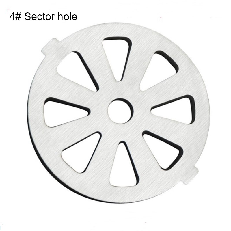 Rustfritt stål kjøttkvern hullplate for 55mm diameter kjøttkvern plate nett kniv kjøttkvern deler