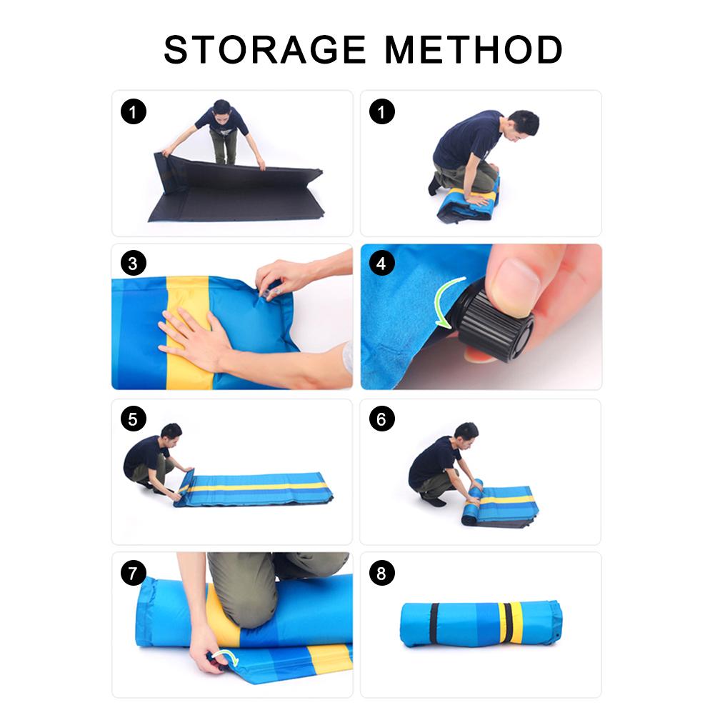 Car Air Inflatable Travel Mattress Bed Automatic Inflation SUV Truck Blow-up Sleeping Bed Pad For Outdoor Compacting Picnic