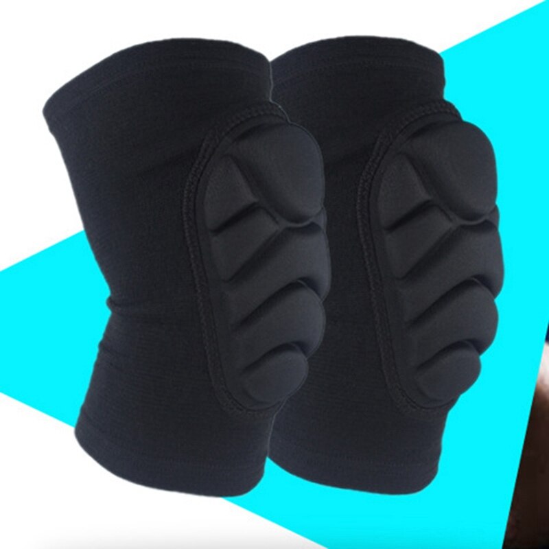 1Pair Adult Anti-Collision Knee Protector Breathable Thickening Sponge Kneepads Elastic Skating Volleyball Knee Pads