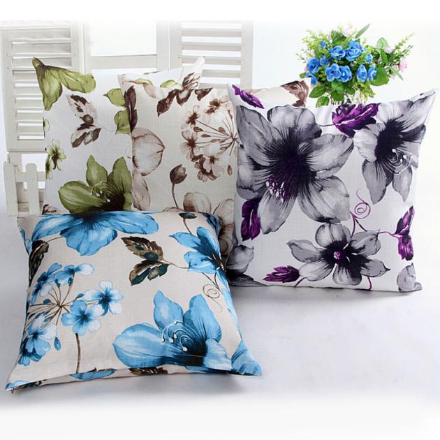 Tops Bloemen Gedrukt Home Decor Accessoires Kussensloop Patroon Sofa Bed Kamer Decoratie Kussenhoes Дакимакура Наволочки