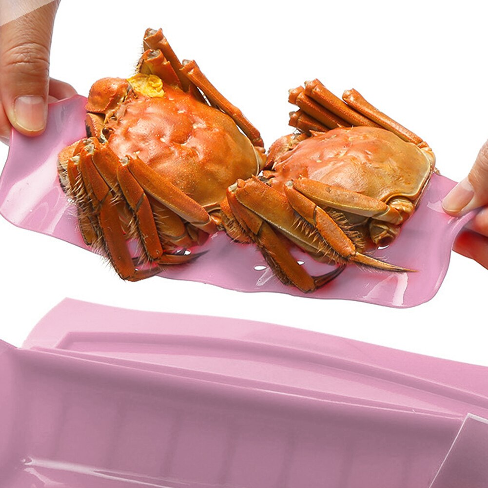 Microwavable With Lid Cookware Flexible Heat Resistant Solid With Handle Home Kitchen Soft Silicone Easy Clean Bowl Steam Case