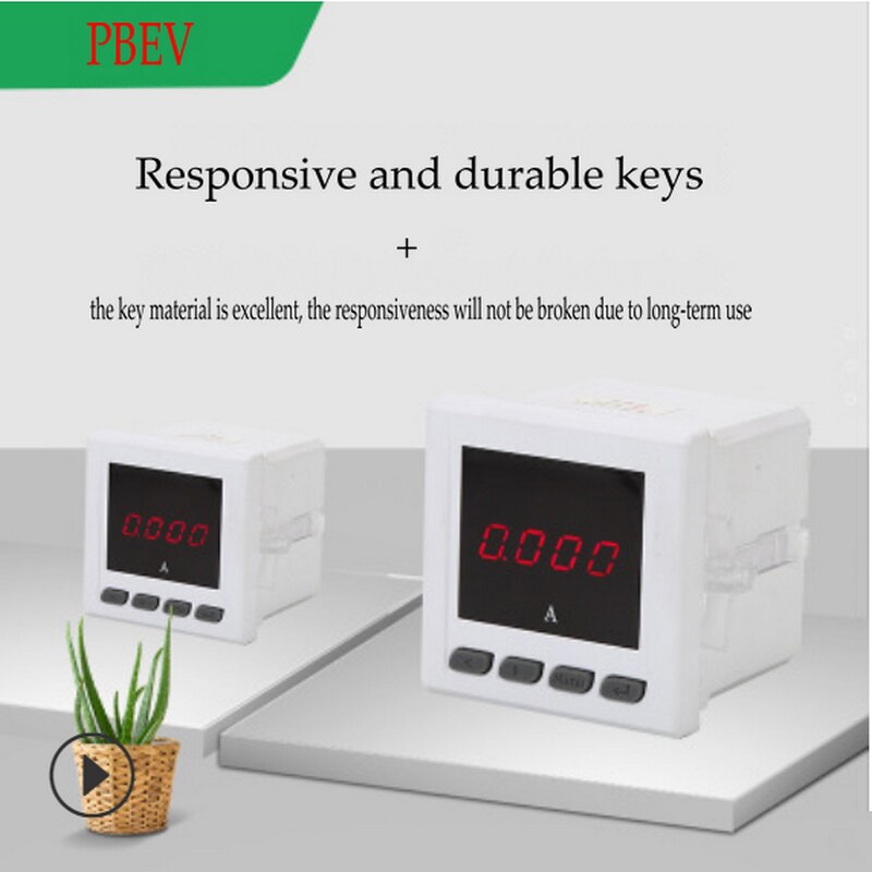 Digital display meter Single-phase three-phase multi-function power meter LCD current voltage power frequency electric energy co