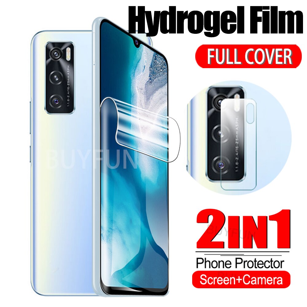 Voor Vivo V20 Se Hydrogel Film Camera Lens Beschermende Glas Voor Vivo V 20 20se Pro V20pro V20se Volledige Cover veiligheid Film Hd Clear: Screen Camera Film / For vivo V20 SE