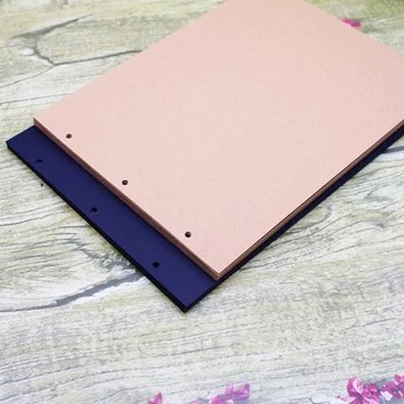 DIY Handmade Photo Album Scrapbook Craft Paper Cardboard DIY Photo Album Black Paper Craft Paper 20 sheets black pages