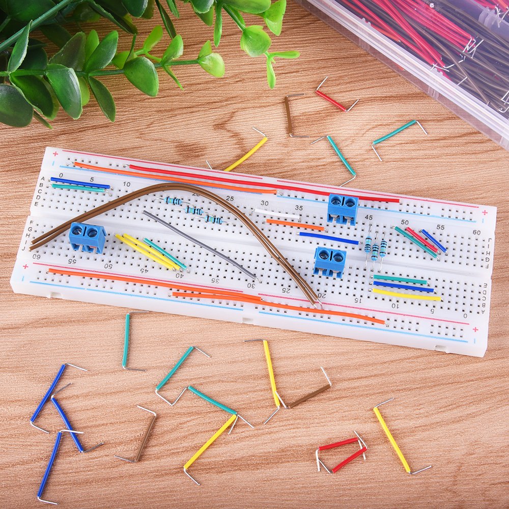 Cable de placa de pruebas M-M Jumper, 560 unidades, 14 tamaños, Kit de bricolaje para Arduino 2-125mm, Cable de Breadboard sin plomo, Cable Dupont en forma de U