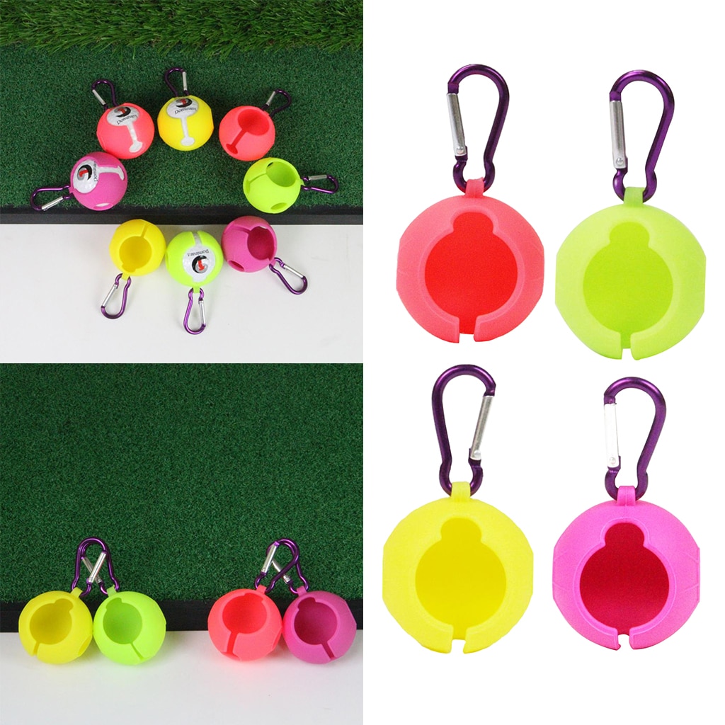 Durable Golf Ball Holder Container Carrier Carry Bag Pouch Holds One Ball for Kids Adults