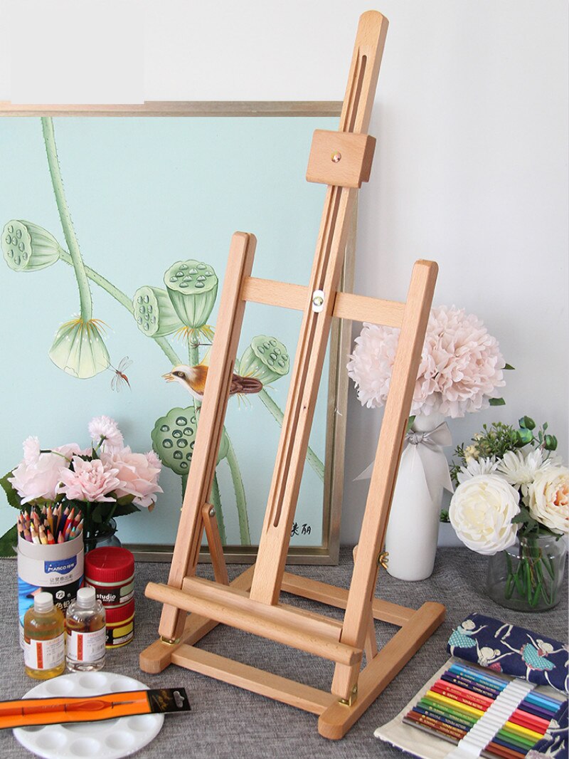 Mini bord staffli caballete de pintura trä konstnär oljefärg staffli stativ konst tillbehör för konstnär akvarell målarbord lienzo