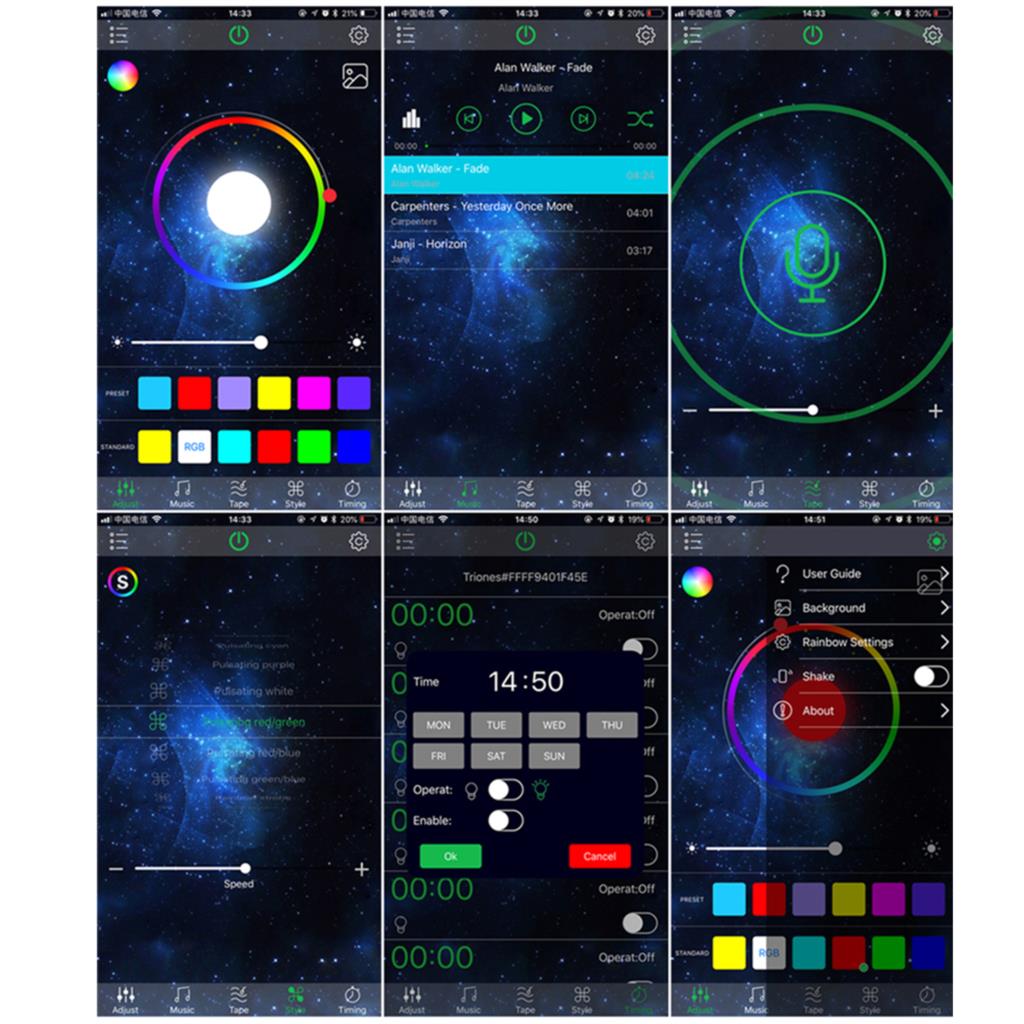 5V USB RGB LED Controller Bluebooth Power For TV Backlight led strip RGB 5050 2835 Controller Remote Light Home colorful