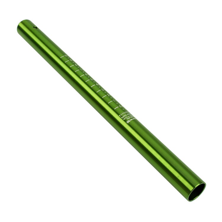 MEROCA tige de selle coulissante vélo Balance vélo en alliage d'aluminium tige de selle Tube 20mm * 300mm adapté au vélo d'équilibre pour enfants: green