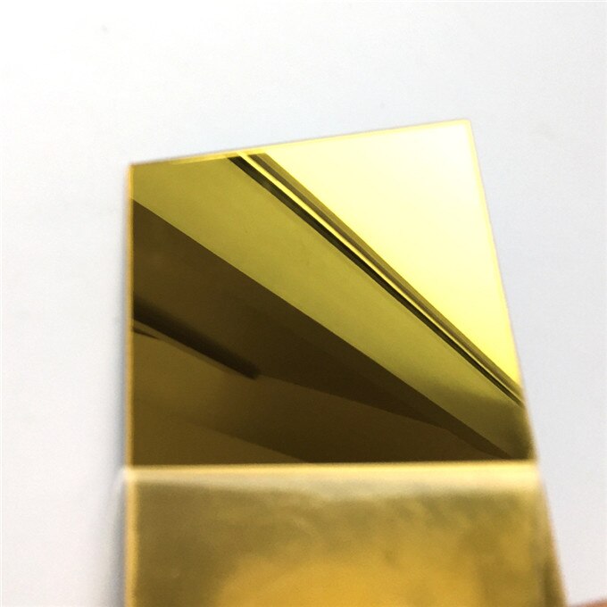 13Pc/Set Rhombus Mirror Wall Sticker For Living Room Bedroom TV Background Wall Mirror Decoration Decal DIY Home Decor Wallpaper: Gold