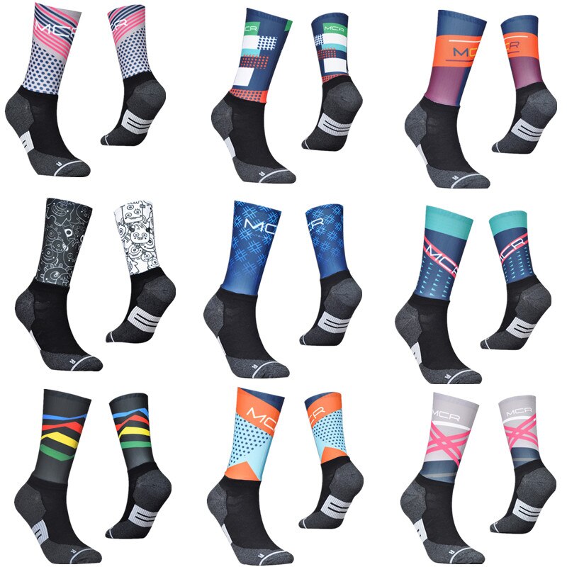 Men Women Cycling Socks Brand Breathable Bicycle Socks Summer Outdoor Sport MTB Bike Cycling Sock