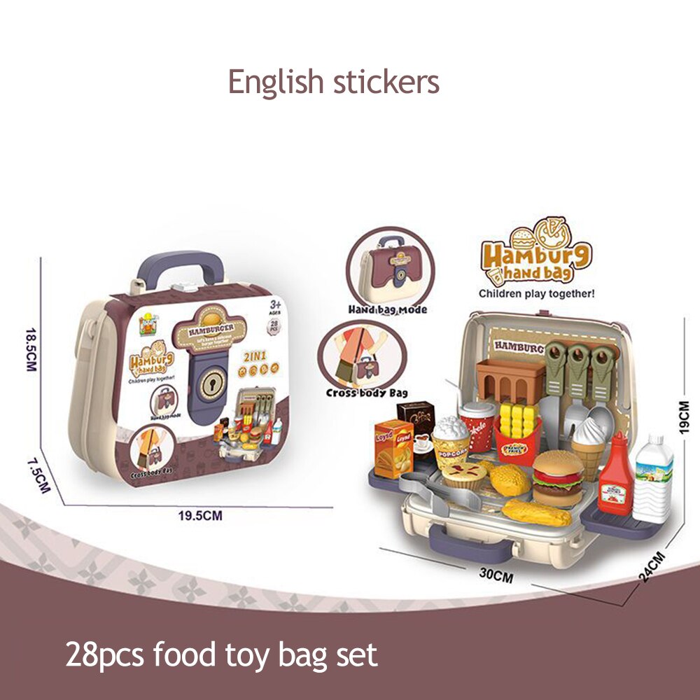 Toddler Boys Toys For Kids Dollhouse Food Pretend Play brinquedos menino Tool make up toy set for gril