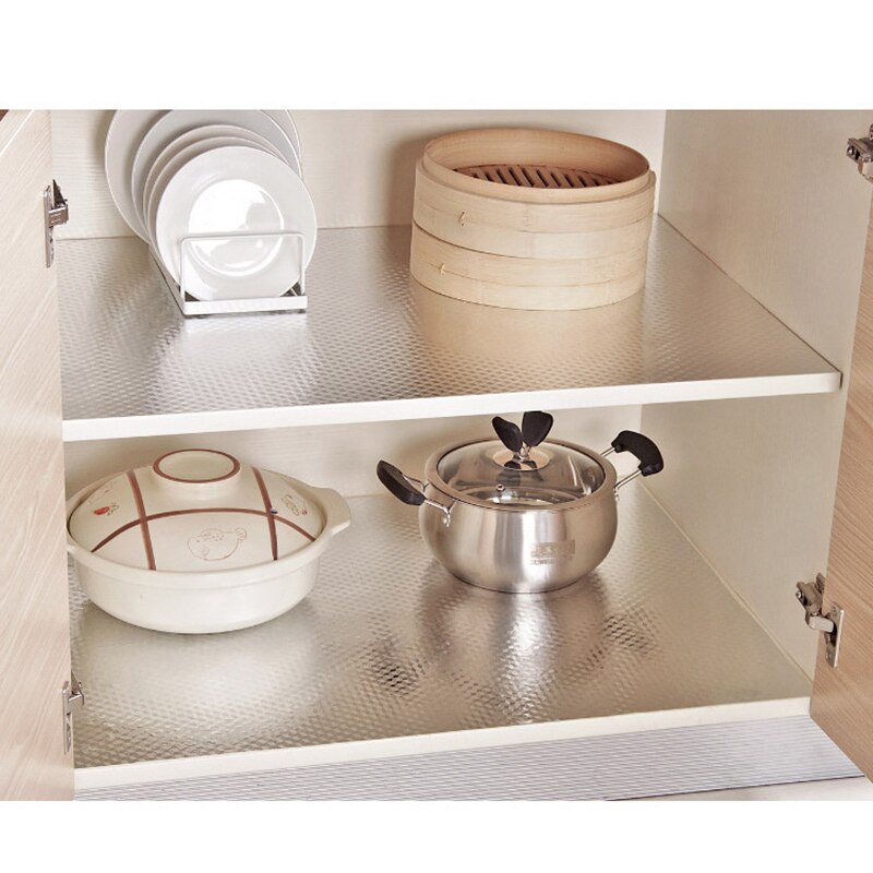 Self Adhesive Waterproof Oil-proof Aluminum Foil Wallpaper Kitchen Stove Wall Sticker D1