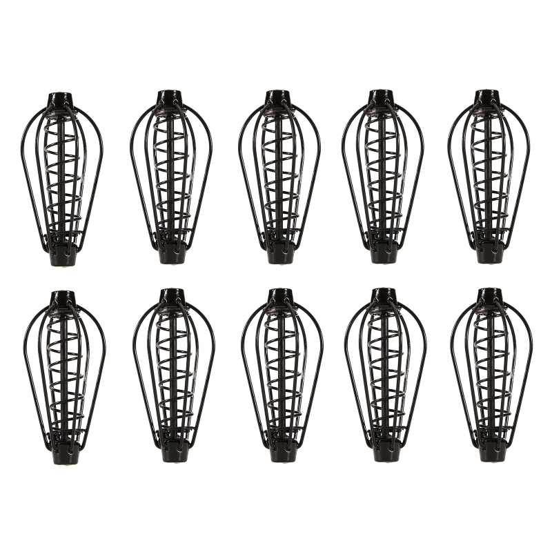 Spring Carp Fishing Sinker Feeder Fishing Method Baits Swim Wire Feeder 10 Piece: Black