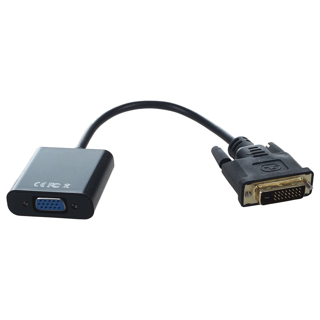 Top Aanbiedingen Pro DVI-D 24 + 1 Pin Male naar VGA 15 Pin Female Kabel Adapter Converter Connector