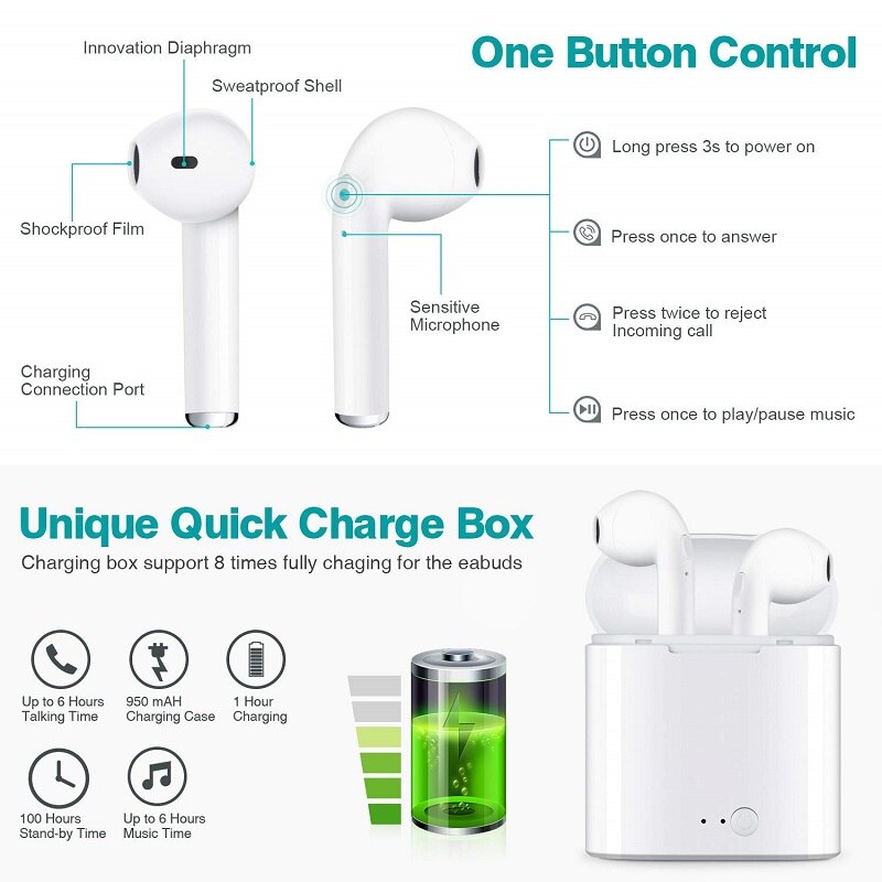 Wireless Earphone For Meizu M8 M813H Bluetooth Earphone Music Earpieces Earbud