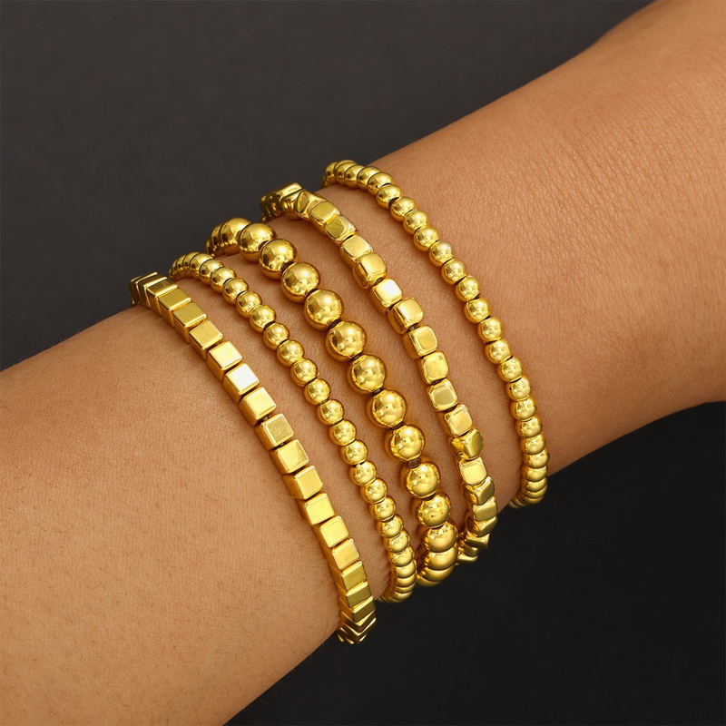 11 unids/set de pulseras de cadena giratoria bohemias para mujer, pulsera de eslabones cubanos ajustable de Color dorado Punk Vintage, de joyería de: Oro oscuro