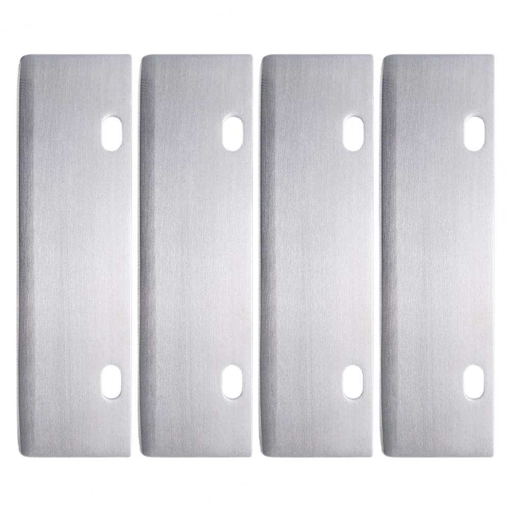 Grill Scraper Replacement Blade Premium Stainless Steel Bbq Accessories Set for Heavy Duty Outdoor Barbecue Grill Tools: WHITE